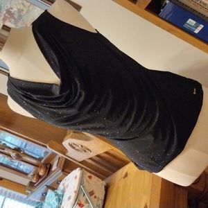 Calvin Klein M Sparkling Black holiday or office blouse